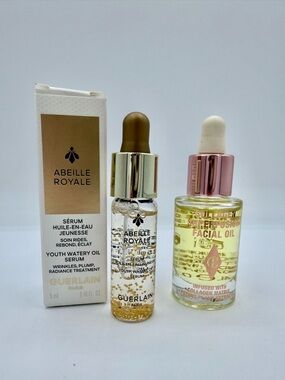 BUNDLE: Guerlain Youth Oil Serum + Charlotte Tilbury Collagen Facial Oil (MINI)
